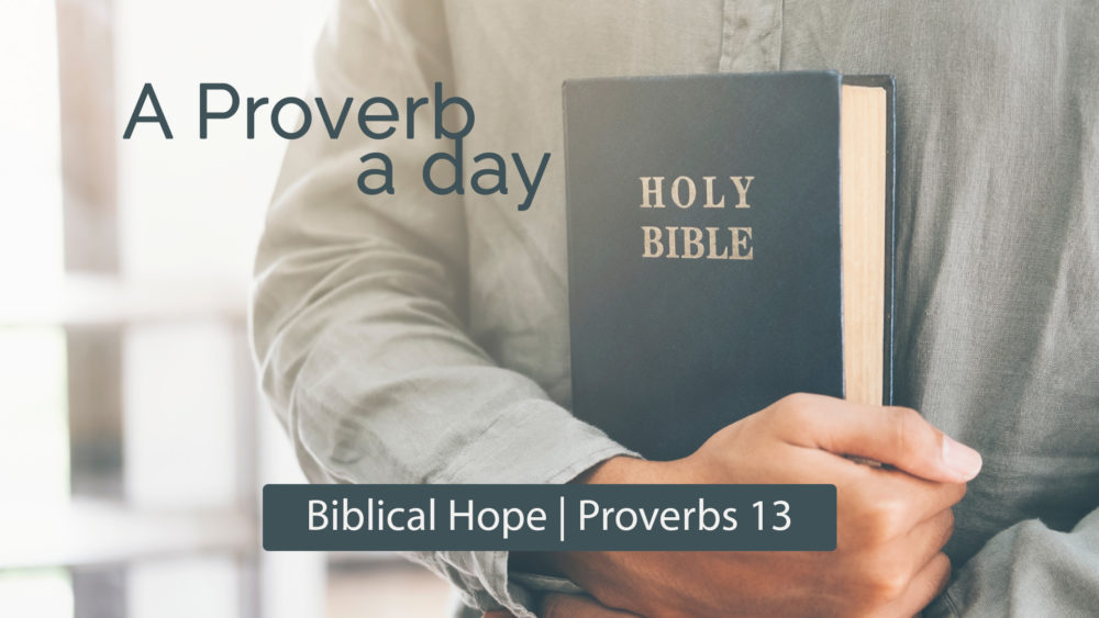 A Proverb A Day: Biblical Hope Image